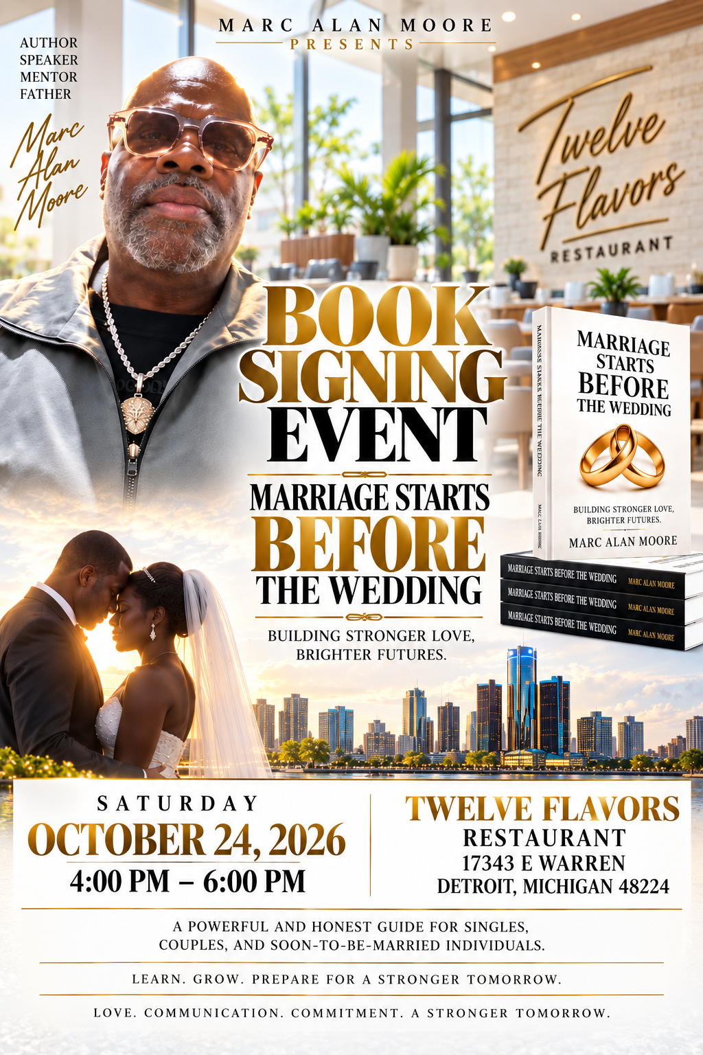 October 24, 2026 book signing event flyer